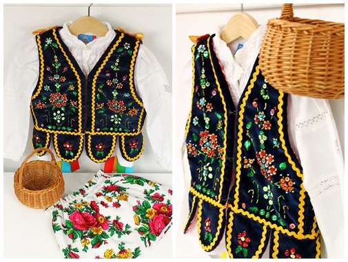 Gorsety do sypania kwiatków (strój krakowski)