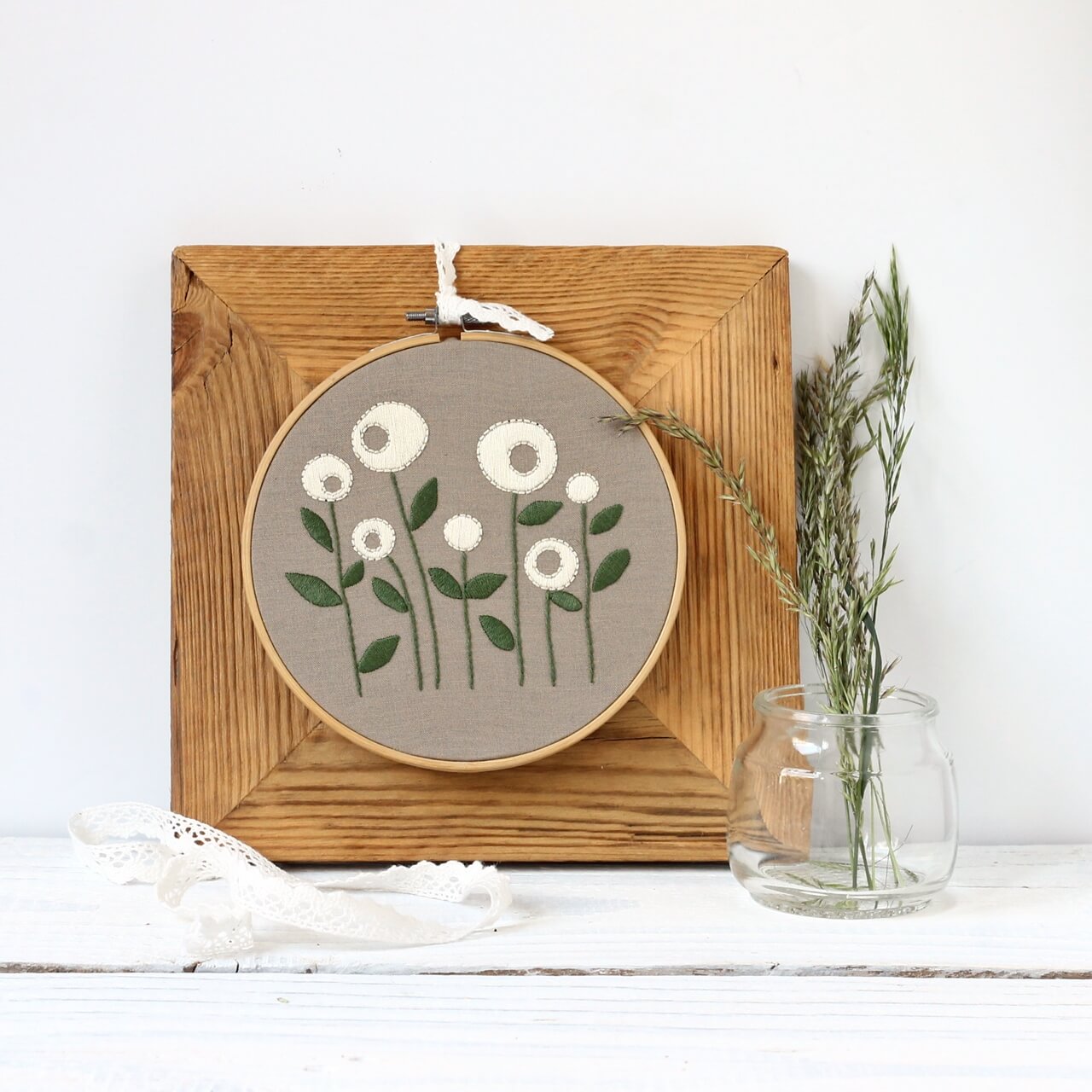 Haft płaski - wzór do wyszycia