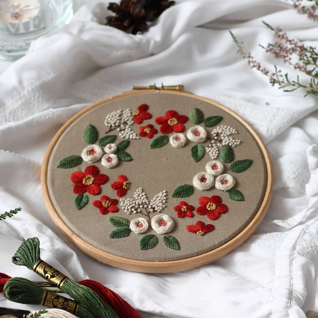 Haft płaski - wzór do wyszycia