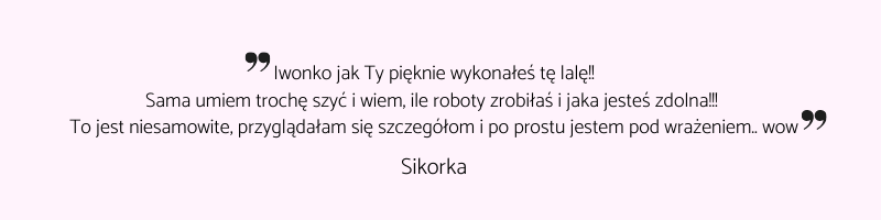 Lalka szmaciana - rękodzieło