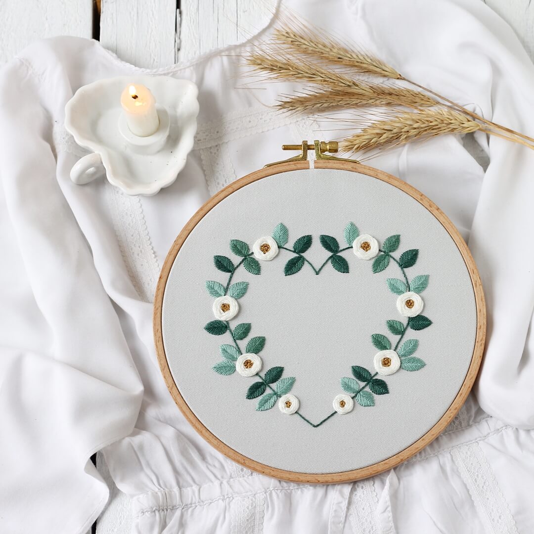 Wzór haftu płaskiego