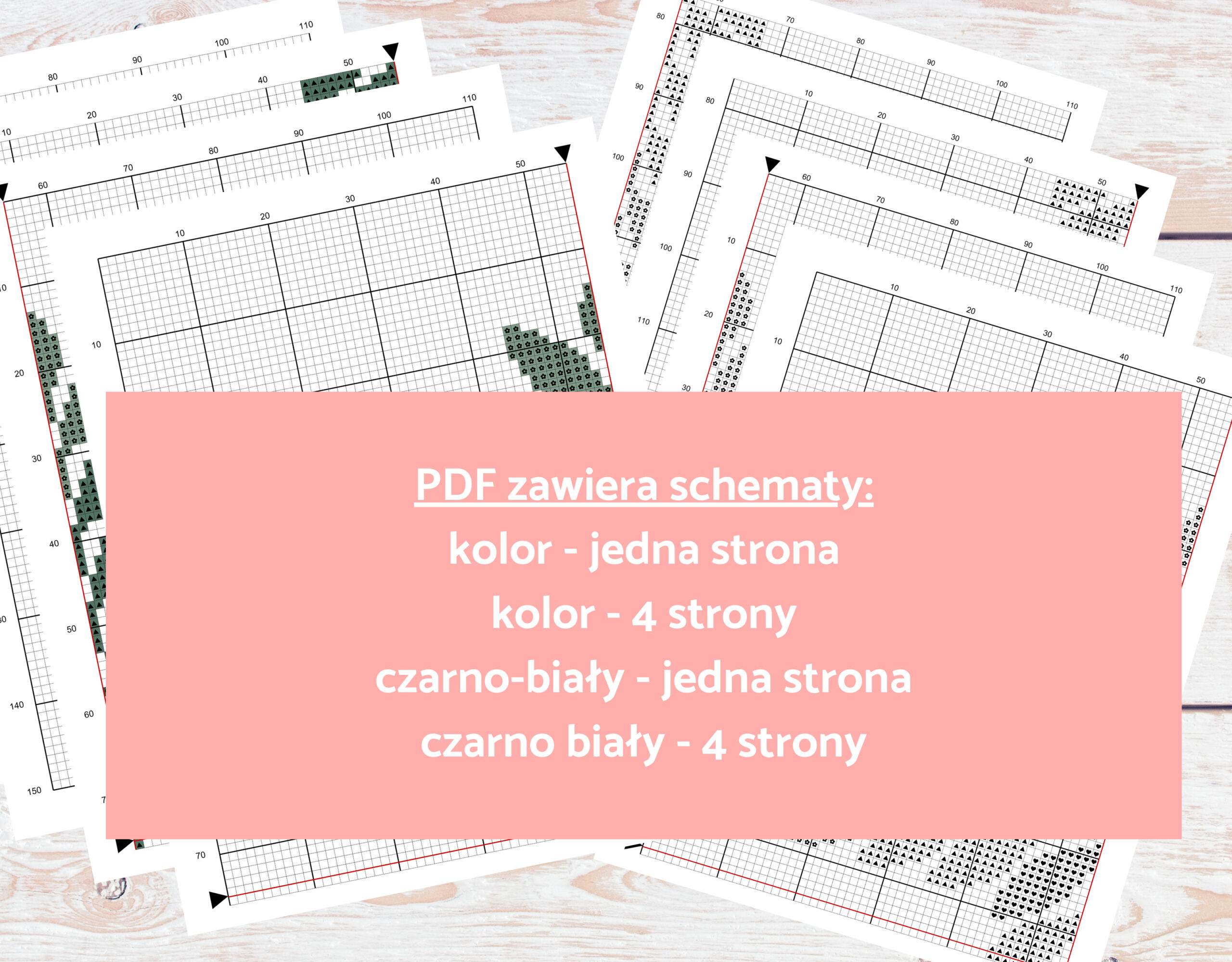 wzór haftu krzyżykowego