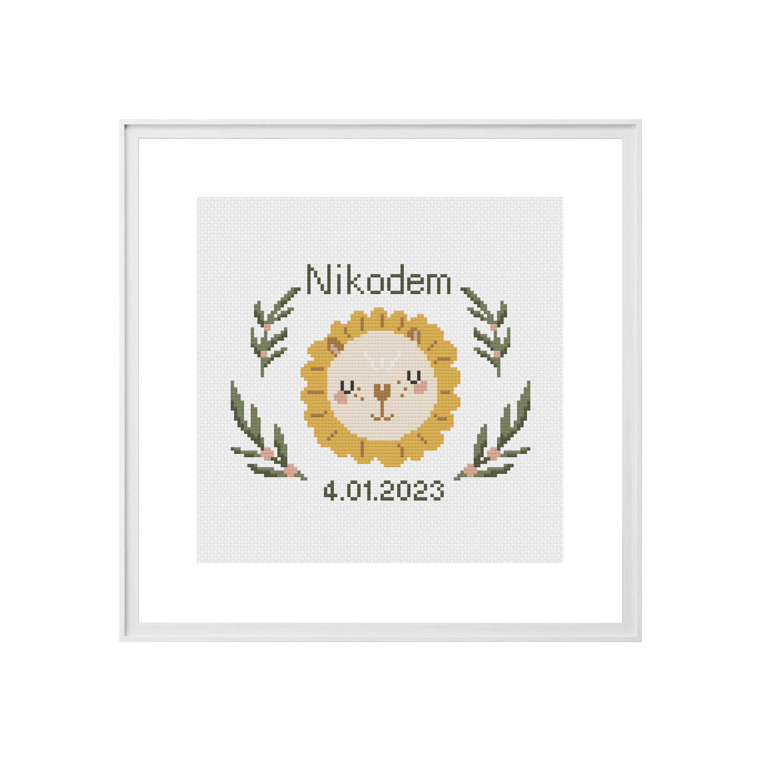 wzór haftu krzyżykowego