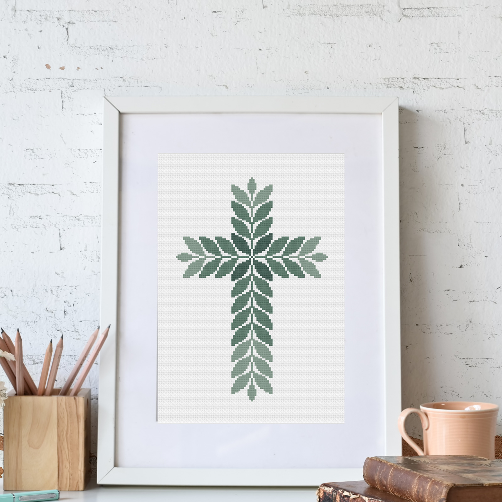 krzyż do wyszycia haftem krzyżykowym