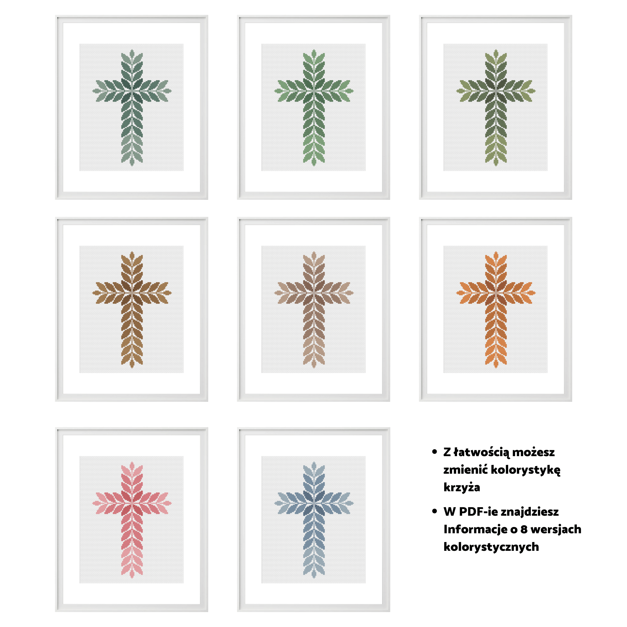 haftowanie krzyżykami