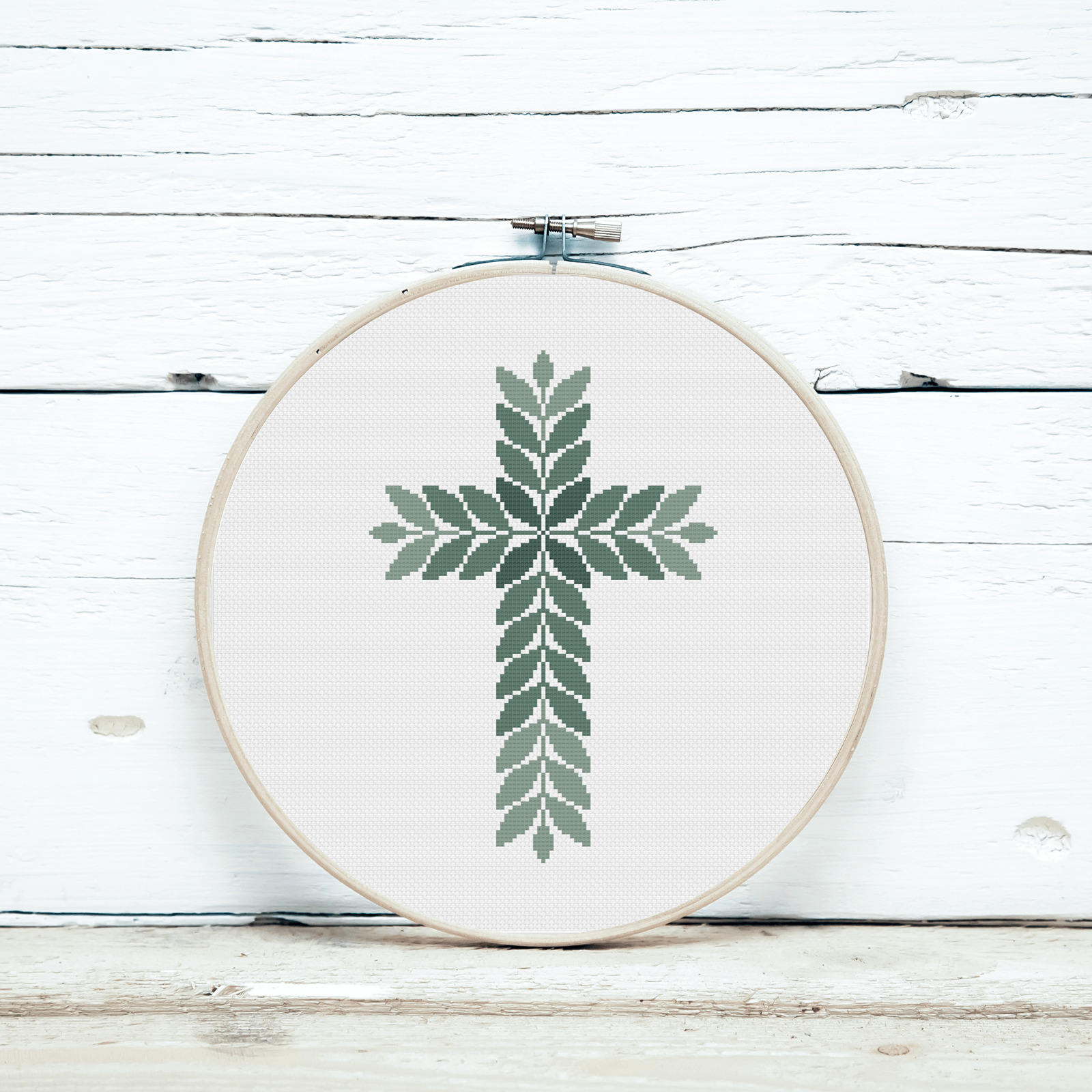 haft krzyżykowy - wzór