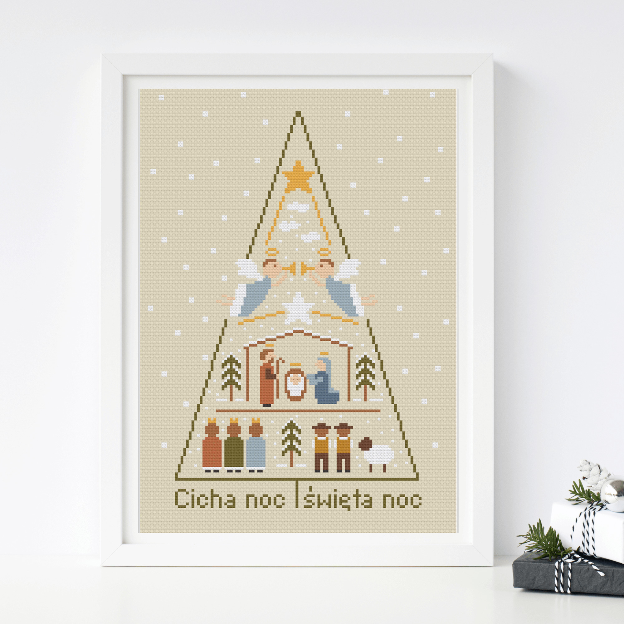 wzór haftu krzyżykowego