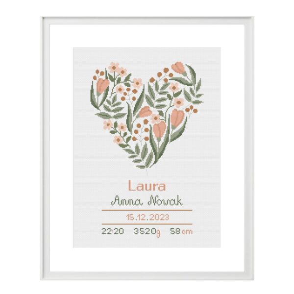 Wzór haftu krzyżykowego