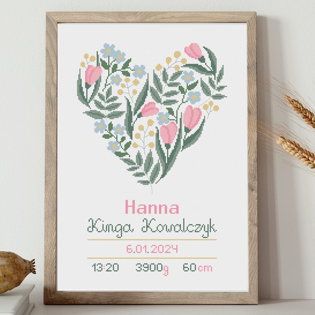 Wzór do wyszycia haftem krzyżykowym