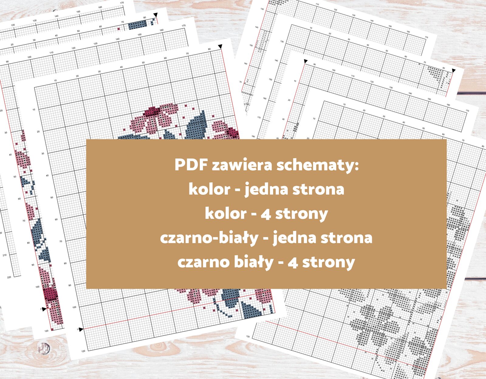 Haft krzyżykowy dla dziecka