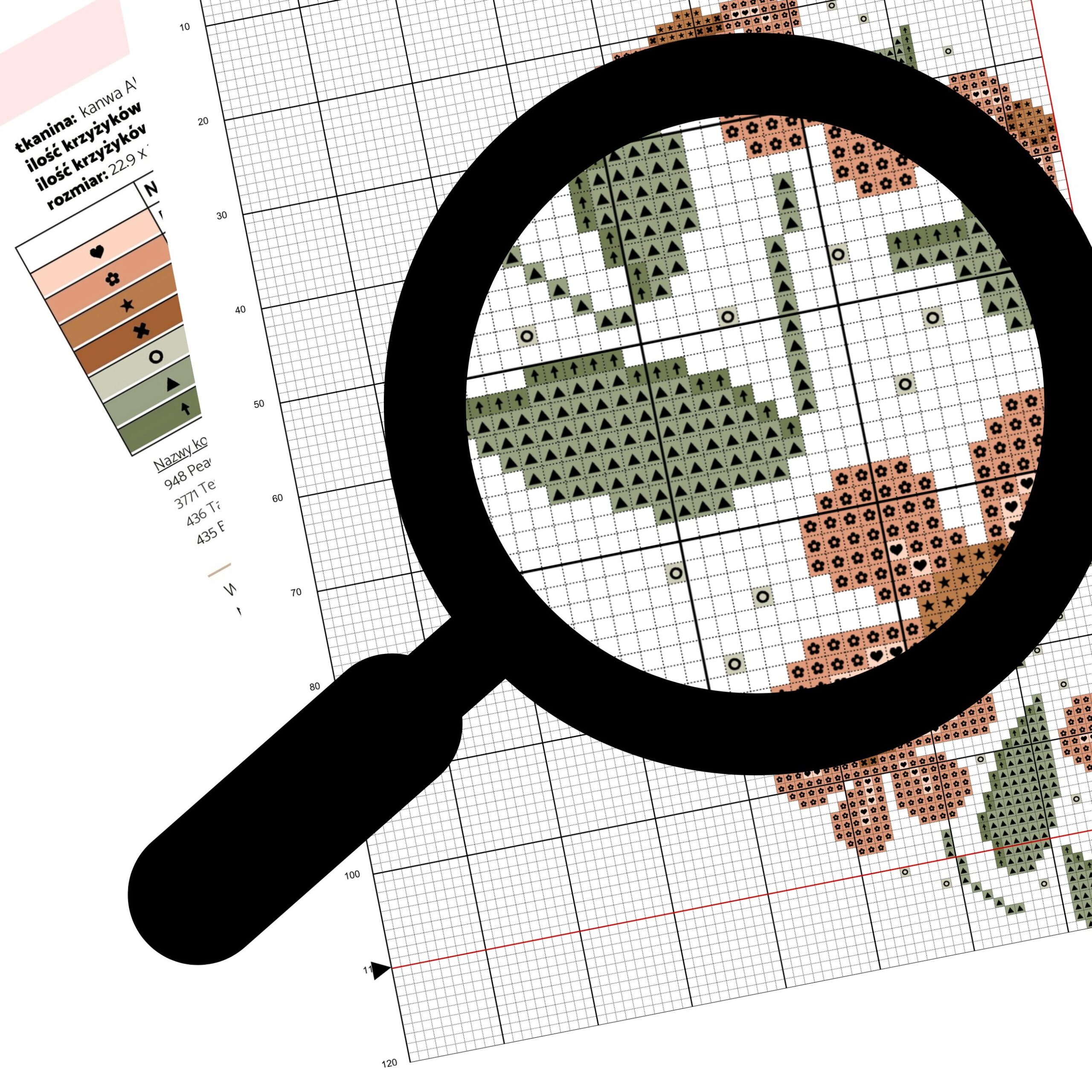 haft krzyżykowy dziecięcy