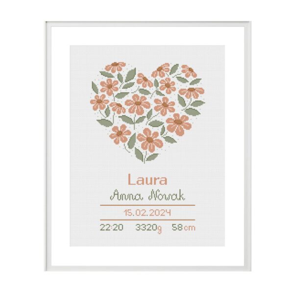 wzór haftu krzyżykowego