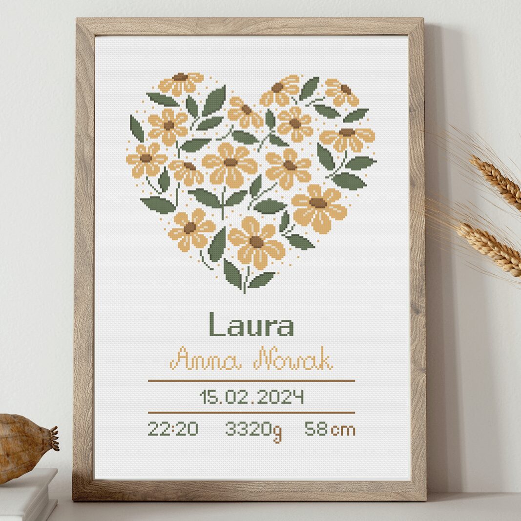 haft krzyżykowy do wyszycia