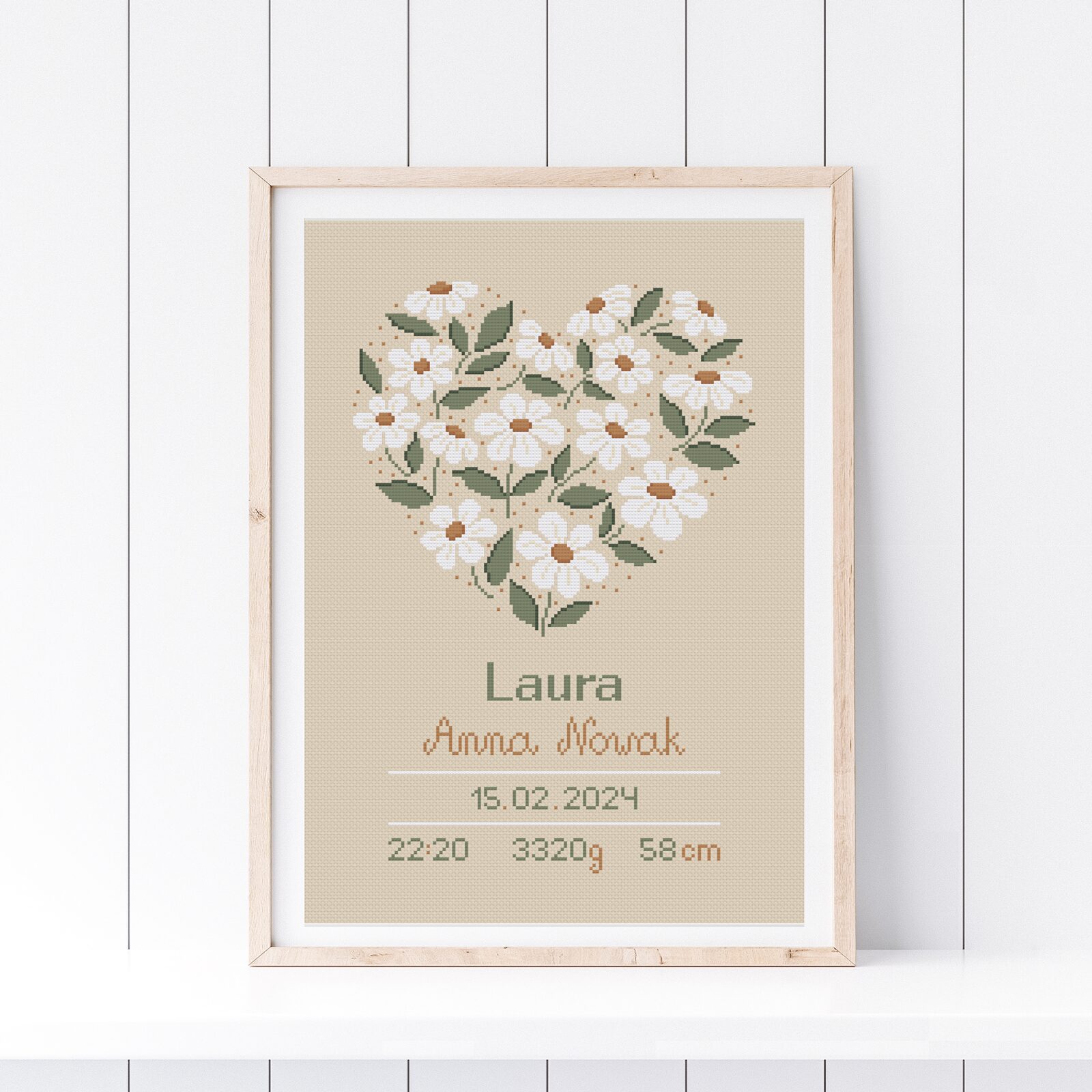 haft krzyżykowy dla dziecka