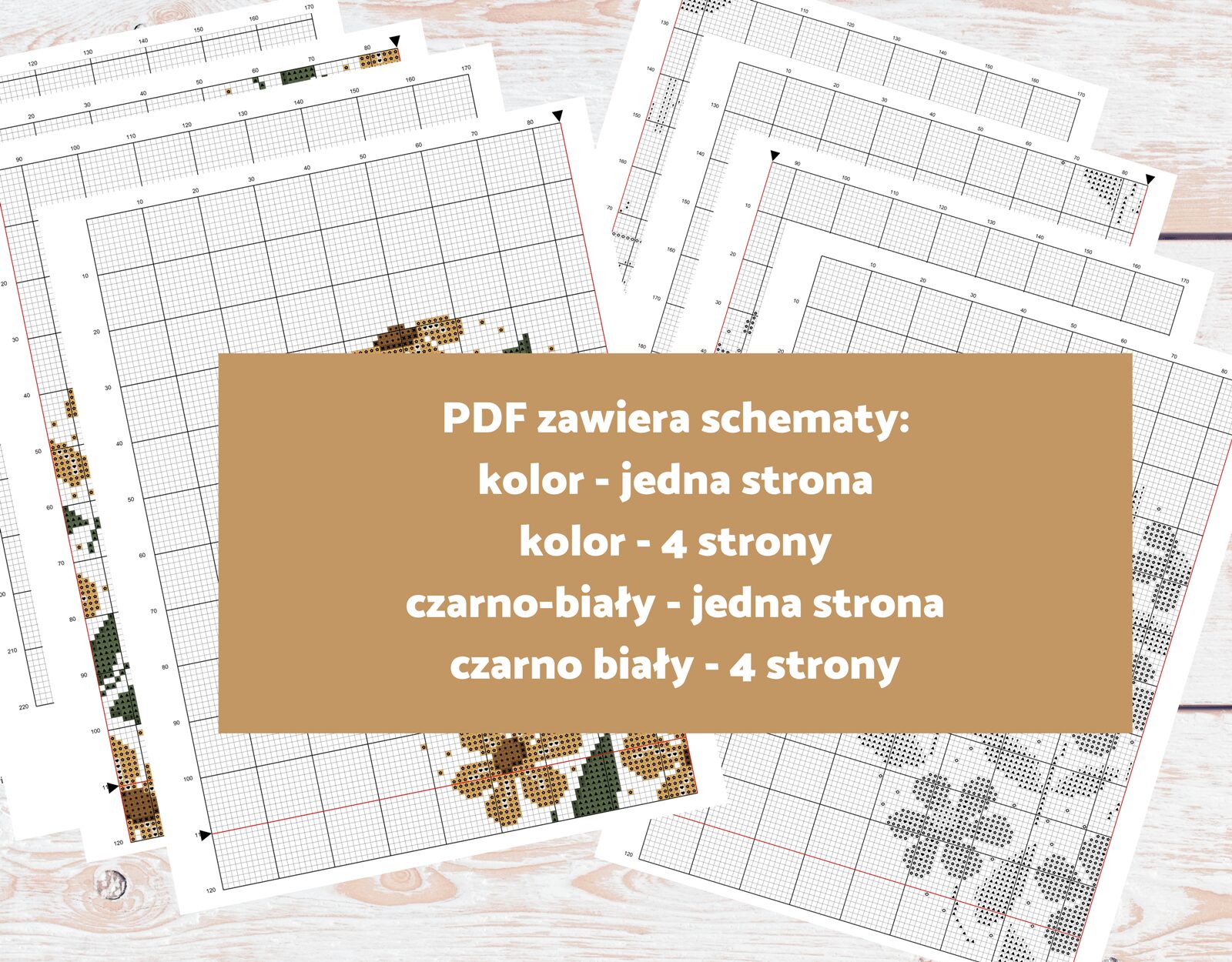 wzór do wyszywania haftem krzyżykowym