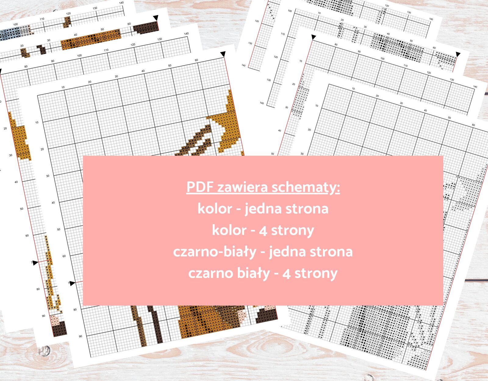 Wzór do wyszywania haftem krzyżykowym