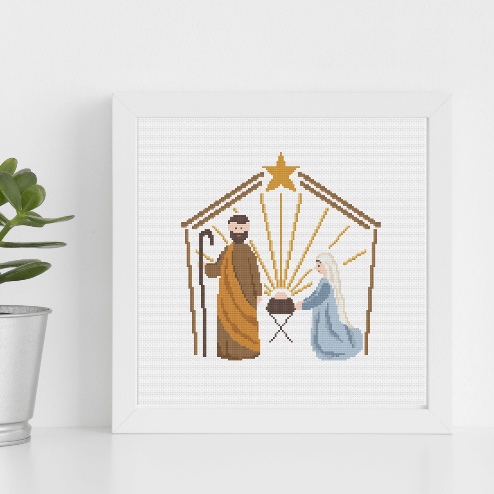 Wzór haftu krzyżykowego