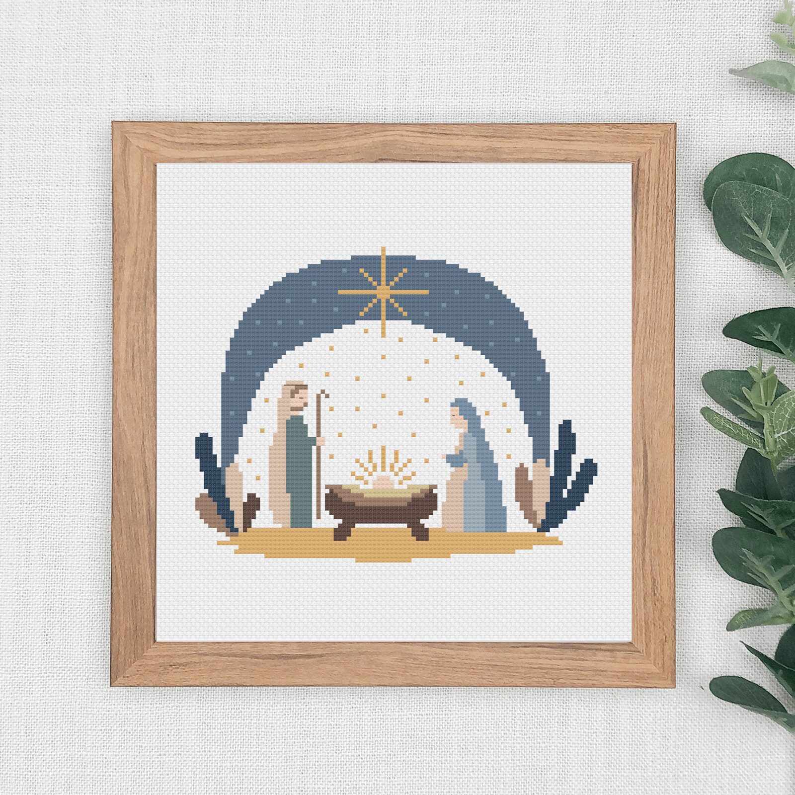 haft krzyżykowy - wzór