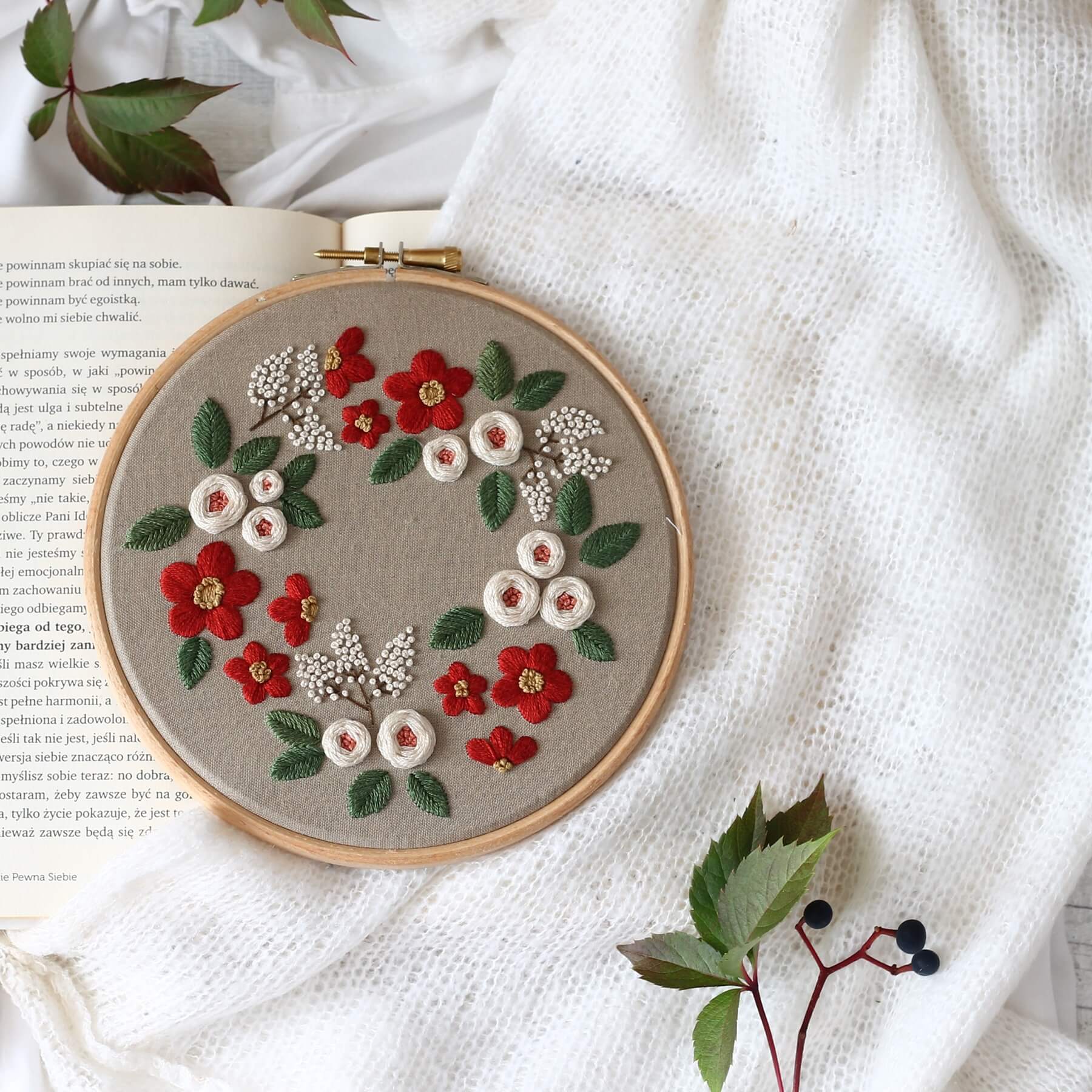 Haft płaski - wzór do wyszycia